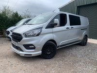 USED 2019 19 FORD TRANSIT CUSTOM 340 130BHP LWB L2 TREND 5 SEAT CREW CAB VAN **FFSH**WET BELT DONE**NO VAT** 