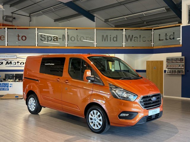 View our Ford Transit Custom 2.0 320 EcoBlue Limited Crew Van Double Cab 5dr Diesel Manual L1 H1 Euro 6 (s/s) (130 ps)