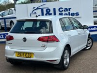 USED 2015 15 VOLKSWAGEN GOLF 1.4 TSI BlueMotion Tech Match Hatchback 5dr Petrol DSG Euro 5 (s/s) (122 ps) GREAT SERVICE HISTORY WITH THIS CAR