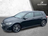 USED 2019 69 VOLKSWAGEN GOLF 2.0 TDI R-Line Edition Hatchback 5dr Diesel DSG Euro 6 (s/s) (150 ps) BEAUTIFUL PEARL BLACK PAINT WITH PRIVACY GLASS & LOW MILES