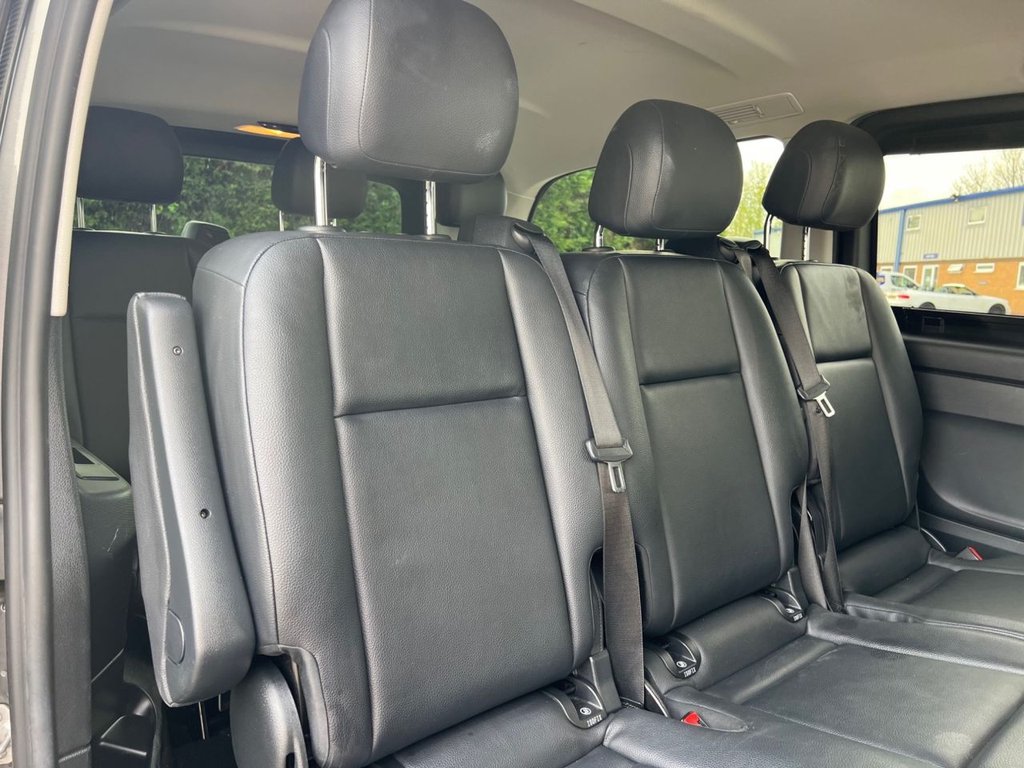 USED 2021 71 MERCEDES-BENZ VITO 2.0 119 CDI Sport Crew Van Double Cab 5dr Diesel G-Tronic RWD L2 Euro 6 (s/s) (LWB) (190 ps) 8 SEATS / REAR TV'S
