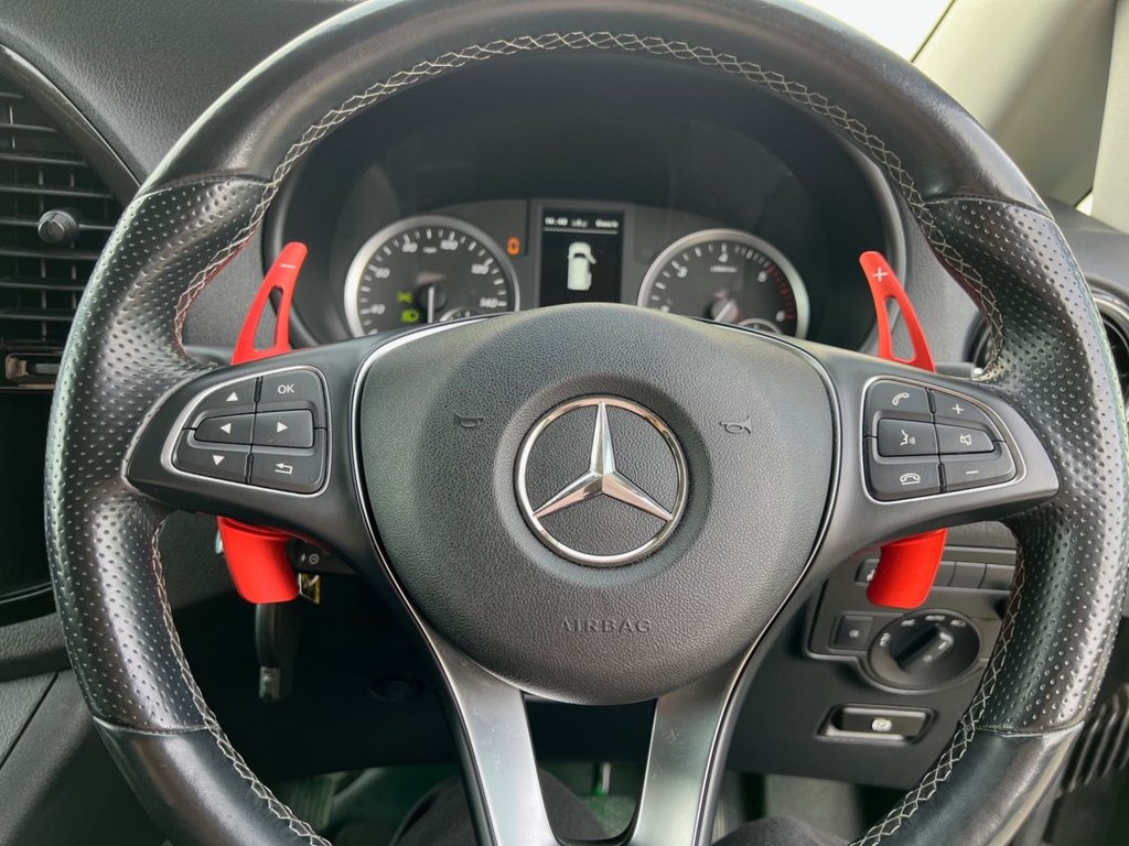 USED 2021 71 MERCEDES-BENZ VITO 2.0 119 CDI Sport Crew Van Double Cab 5dr Diesel G-Tronic RWD L2 Euro 6 (s/s) (LWB) (190 ps) 8 SEATS / REAR TV'S