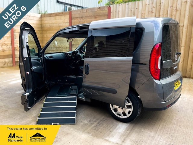 View our Fiat Doblo 4 Seat Side Entry Passenger Up Front Wheelchair Accessible Disabled Access Vehicle WAV