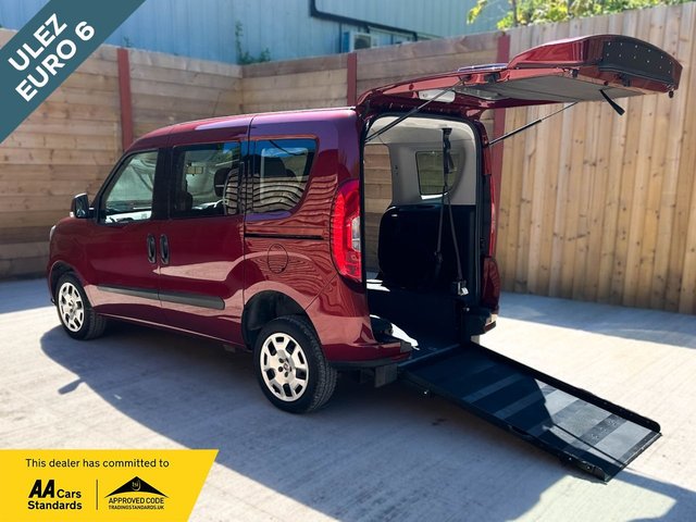 View our Fiat Doblo 3 Seat Wheelchair Accessible Disabled Access Vehicle WAV