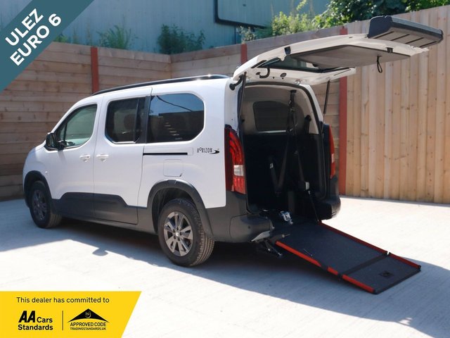 View our Peugeot Rifter L2 LWB 4 Seat Auto Wheelchair Accessible Disabled Access Vehicle WAV