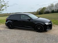 USED 2018 68 AUDI A3 1.0 TFSI 30 Black Edition Sportback 5dr Petrol Manual Euro 6 (s/s) (116 ps) 