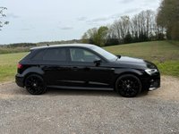 USED 2018 68 AUDI A3 1.0 TFSI 30 Black Edition Sportback 5dr Petrol Manual Euro 6 (s/s) (116 ps) 