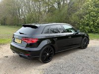 USED 2018 68 AUDI A3 1.0 TFSI 30 Black Edition Sportback 5dr Petrol Manual Euro 6 (s/s) (116 ps) 