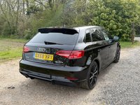 USED 2018 68 AUDI A3 1.0 TFSI 30 Black Edition Sportback 5dr Petrol Manual Euro 6 (s/s) (116 ps) 
