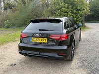 USED 2018 68 AUDI A3 1.0 TFSI 30 Black Edition Sportback 5dr Petrol Manual Euro 6 (s/s) (116 ps) 