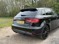 USED 2018 68 AUDI A3 1.0 TFSI 30 Black Edition Sportback 5dr Petrol Manual Euro 6 (s/s) (116 ps) 