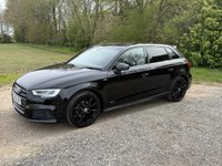 USED 2018 68 AUDI A3 1.0 TFSI 30 Black Edition Sportback 5dr Petrol Manual Euro 6 (s/s) (116 ps) 