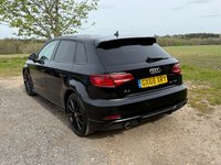 USED 2018 68 AUDI A3 1.0 TFSI 30 Black Edition Sportback 5dr Petrol Manual Euro 6 (s/s) (116 ps) 