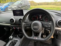 USED 2018 68 AUDI A3 1.0 TFSI 30 Black Edition Sportback 5dr Petrol Manual Euro 6 (s/s) (116 ps) 