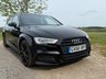 USED 2018 68 AUDI A3 1.0 TFSI 30 Black Edition Sportback 5dr Petrol Manual Euro 6 (s/s) (116 ps) 