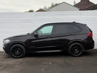 USED 2016 66 BMW X5 3.0 40d M Sport SUV 5dr Diesel Auto xDrive Euro 6 (s/s) (313 ps) RUBY BLACK, SMOKE WHITE INTERIOR