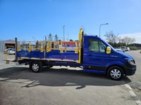 USED 2021 70 MAN TGE 3.140 LWB DROPSIDE LORRY WITH TAIL LIFT ULEZ FREE ZONE 