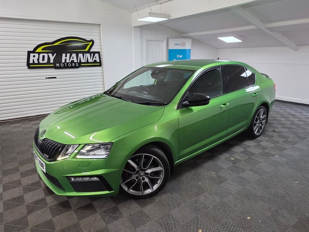 USED 2017 67 SKODA OCTAVIA 2.0 TDI vRS Hatchback 5dr Diesel Manual Euro 6 (s/s) (184 ps) SatNav - Parking Sensors!