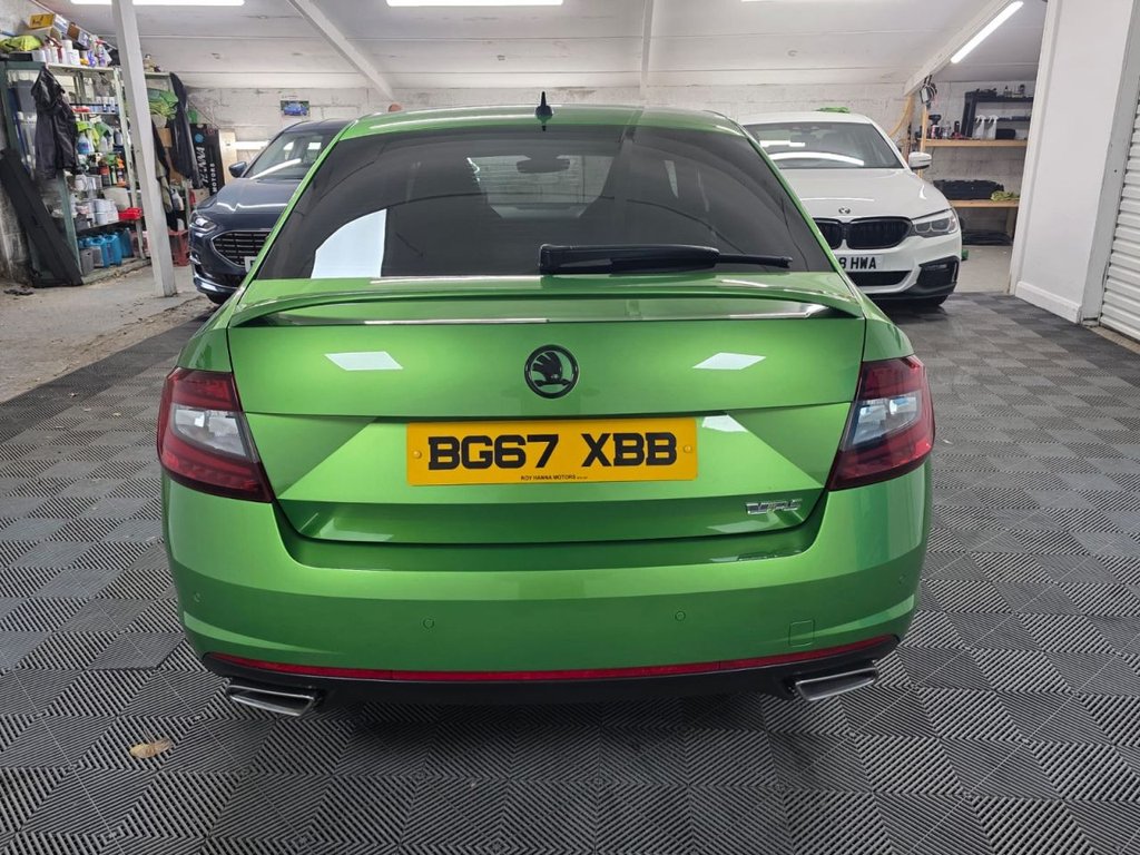 USED 2017 67 SKODA OCTAVIA 2.0 TDI vRS Hatchback 5dr Diesel Manual Euro 6 (s/s) (184 ps) SatNav - Parking Sensors!