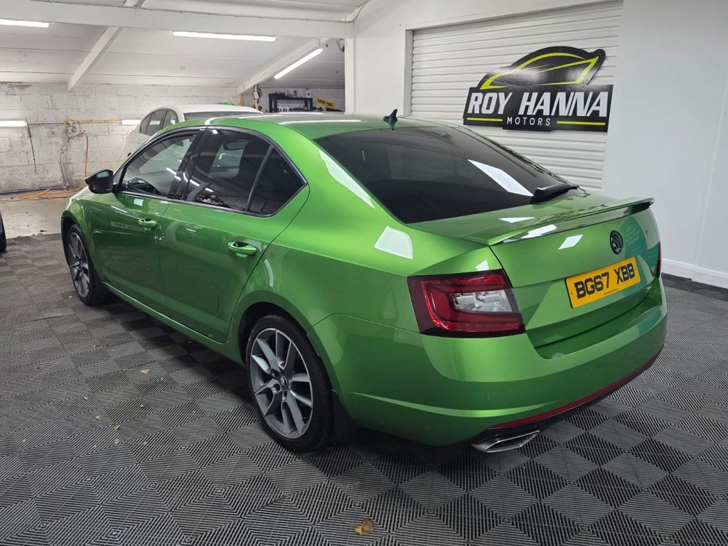 USED 2017 67 SKODA OCTAVIA 2.0 TDI vRS Hatchback 5dr Diesel Manual Euro 6 (s/s) (184 ps) SatNav - Parking Sensors!