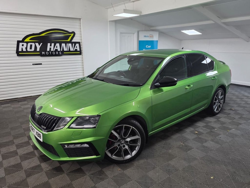 USED 2017 67 SKODA OCTAVIA 2.0 TDI vRS Hatchback 5dr Diesel Manual Euro 6 (s/s) (184 ps) SatNav - Parking Sensors!
