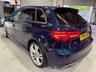 USED 2019 19 AUDI A3 1.6 TDI 30 S line Sportback 5dr Diesel S Tronic Euro 6 s/s 116ps Automatic  Finance+DAB+FSH+2F/Kpr+HtdLthr+Nav+Blth+12MthMOT