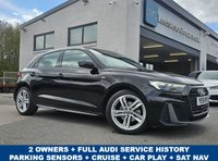 USED 2019 19 AUDI A1 1.5 TFSI 35 S line Sportback 5dr Petrol Manual Euro 6 (s/s) (150 ps) FULL AUDI SERVICE HISTORY -- SAT NAV -- CAR PLAY -- CRUISE -- SENSORS