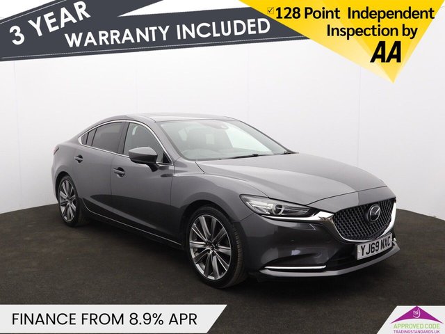 View our Mazda Mazda6 2.5 SKYACTIV-G GT Sport Nav+ Saloon 4dr Petrol Auto Euro 6 (s/s) (194 ps)