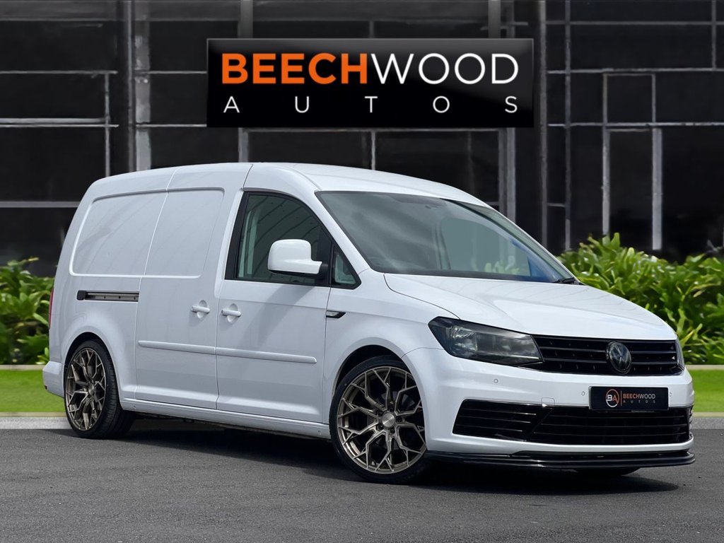 USED 2018 18 VOLKSWAGEN CADDY MAXI 1.0 TSI C20 BlueMotion Tech Startline Panel Van 6dr Petrol Manual LWB Euro 6 (s/s) (102 ps) *BRAND NEW 19" WHEELS & TYRES*