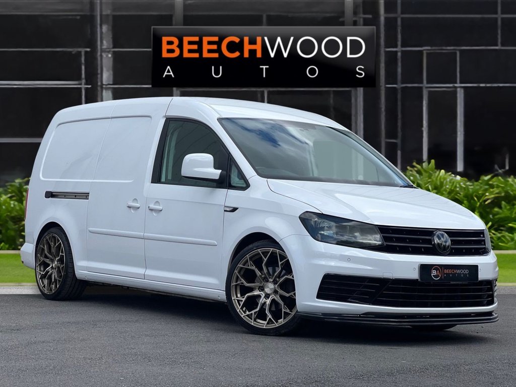 USED 2018 18 VOLKSWAGEN CADDY MAXI 1.0 TSI C20 BlueMotion Tech Startline Panel Van 6dr Petrol Manual LWB Euro 6 (s/s) (102 ps) *BRAND NEW 19" WHEELS & TYRES*