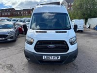 USED 2018 67 FORD TRANSIT 2.0 350 EcoBlue FWD L2 H3 Euro 6 5dr EX BT VAN, AWAITING VALET