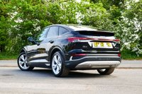 USED 2023 23 AUDI Q4 E-TRON 40 S line Sportback 5dr Electric Auto 82kWh (204 ps) MYTHOS BLACK METALLIC PAINTWORK + APPLE CARPLAY + VIRTUAL COCKPIT