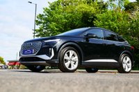 USED 2023 23 AUDI Q4 E-TRON 40 S line Sportback 5dr Electric Auto 82kWh (204 ps) MYTHOS BLACK METALLIC PAINTWORK + APPLE CARPLAY + VIRTUAL COCKPIT