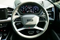 USED 2023 23 AUDI Q4 E-TRON 40 S line Sportback 5dr Electric Auto 82kWh (204 ps) MYTHOS BLACK METALLIC PAINTWORK + APPLE CARPLAY + VIRTUAL COCKPIT
