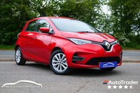 USED 2021 71 RENAULT ZOE R110 EV50 52kWh Iconic Hatchback 5dr Electric Auto (Rapid Charge) (107 bhp) FLAME RED METALLIC PAINTWORK + ANDROID AUTO + VIRTUAL DASH + DAB