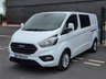 USED 2019 69 FORD TRANSIT CUSTOM 2.0 320 EcoBlue Limited Crew Van Double Cab 5dr Diesel Manual L2 H1 Euro 6 (s/s) (6 Seat) (130 ps) Clean Tidy 6 Seat Crew Van