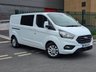 USED 2019 69 FORD TRANSIT CUSTOM 2.0 320 EcoBlue Limited Crew Van Double Cab 5dr Diesel Manual L2 H1 Euro 6 (s/s) (6 Seat) (130 ps) Clean Tidy 6 Seat Crew Van
