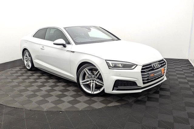 2017 67 AUDI A5 2.0 TDI S line Coupe 2dr Diesel S Tronic quattro Euro 6 (s/s) (190 ps) Sat Nav, 19" Alloys, Sensors