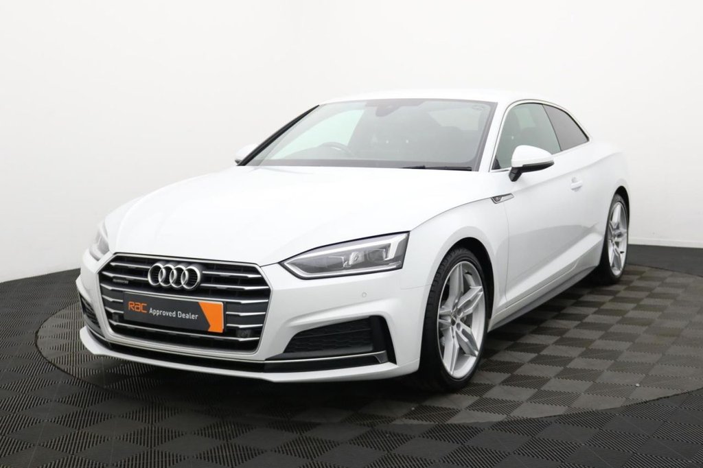 USED 2017 67 AUDI A5 2.0 TDI S line Coupe 2dr Diesel S Tronic quattro Euro 6 (s/s) (190 ps) Sat Nav, 19" Alloys, Sensors