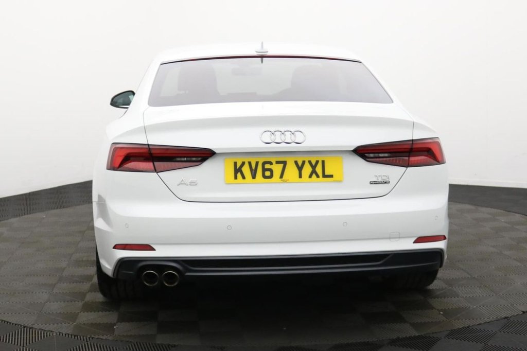 USED 2017 67 AUDI A5 2.0 TDI S line Coupe 2dr Diesel S Tronic quattro Euro 6 (s/s) (190 ps) Sat Nav, 19" Alloys, Sensors
