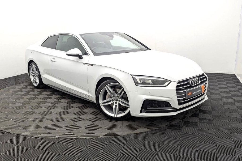 USED 2017 67 AUDI A5 2.0 TDI S line Coupe 2dr Diesel S Tronic quattro Euro 6 (s/s) (190 ps) Sat Nav, 19" Alloys, Sensors