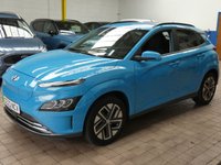 USED 2023 23 HYUNDAI KONA 64kWh Premium SUV 5dr Electric Auto (10.5kW Charger) (204 ps) SAT NAV CARPLAY HEATED SEATS HEATED STEERING WHEEL REAR VIEW CAMERA CRUISE CONTROL PARKING SENSORS 1 OWNER EXCELLENT SERVICE HISTORY WARRANTY