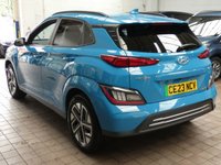 USED 2023 23 HYUNDAI KONA 64kWh Premium SUV 5dr Electric Auto (10.5kW Charger) (204 ps) SAT NAV CARPLAY HEATED SEATS HEATED STEERING WHEEL REAR VIEW CAMERA CRUISE CONTROL PARKING SENSORS 1 OWNER EXCELLENT SERVICE HISTORY WARRANTY