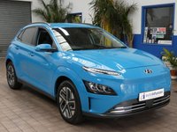 USED 2023 23 HYUNDAI KONA 64kWh Premium SUV 5dr Electric Auto (10.5kW Charger) (204 ps) SAT NAV CARPLAY HEATED SEATS HEATED STEERING WHEEL REAR VIEW CAMERA CRUISE CONTROL PARKING SENSORS 1 OWNER EXCELLENT SERVICE HISTORY WARRANTY