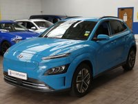 USED 2023 23 HYUNDAI KONA 64kWh Premium SUV 5dr Electric Auto (10.5kW Charger) (204 ps) SAT NAV CARPLAY HEATED SEATS HEATED STEERING WHEEL REAR VIEW CAMERA CRUISE CONTROL PARKING SENSORS 1 OWNER EXCELLENT SERVICE HISTORY WARRANTY