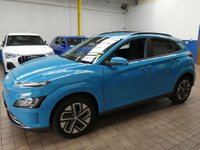 USED 2023 23 HYUNDAI KONA 64kWh Premium SUV 5dr Electric Auto (10.5kW Charger) (204 ps) SAT NAV CARPLAY HEATED SEATS HEATED STEERING WHEEL REAR VIEW CAMERA CRUISE CONTROL PARKING SENSORS 1 OWNER EXCELLENT SERVICE HISTORY WARRANTY