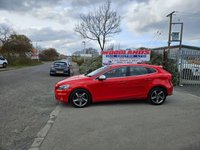 USED 2014 64 VOLVO V40 R-DESIGN D3 AUTO 5 DOOR HATCHBACK 80K  