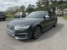 USED 2018 68 AUDI S4 3.0 TFSI V6 Saloon 4dr Petrol Tiptronic quattro Euro 6 (s/s) (354 ps) STUNNING COLOUR SCHEME IN GREY WITH HEATED RED LEATHER