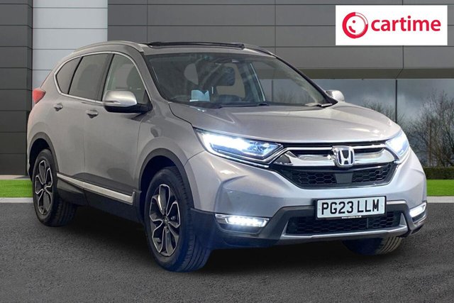 View our Honda CR-V 2.0 h i-MMD EX SUV 5dr Petrol Hybrid eCVT 4WD Euro 6 (s/s) (184 ps) Panoramic Glass Roof, Rear View Camera, Front / Rear Parking Sensors, Heated Seats, Heated Steering Wheel