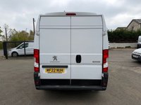 USED 2022 22 PEUGEOT BOXER 2.2 BlueHDi 335 Professional Panel Van 5dr Diesel Manual L3 H2 Euro 6 (s/s) (140 ps) 1 OWNER ONLY 22K FULL PEUGEOT SERVICE HISTORY COMES WITH 1 YEARS MOT AND SERVICE